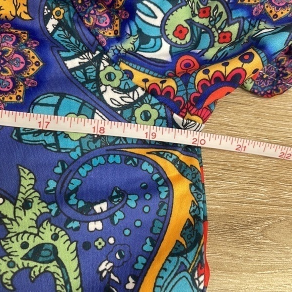 Floral Tiered‎ V-Neck A-Line Dress - M NWT - Picture 5 of 5